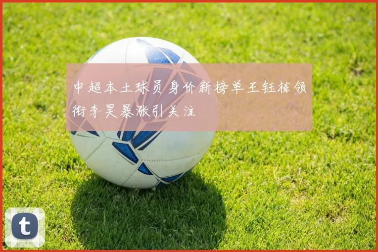 中超本土球员身价新榜单王钰栋领衔李昊暴涨引关注